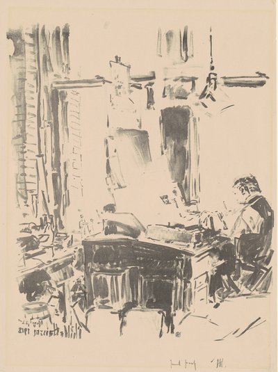 Der Lithograf von Frederick Childe Hassam