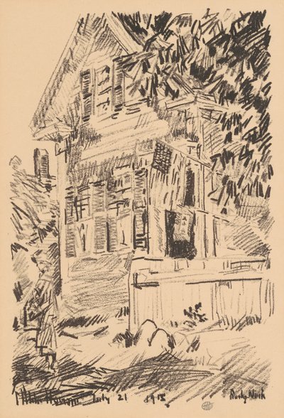 Die Dienstflagge von Frederick Childe Hassam