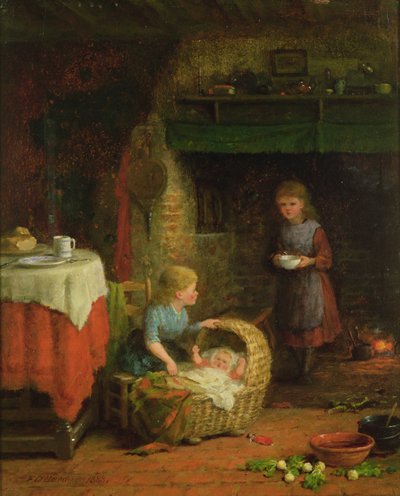Rock-a-Bye Baby von Frederick Daniel Hardy