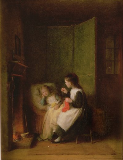 Der Genesende von Frederick Daniel Hardy