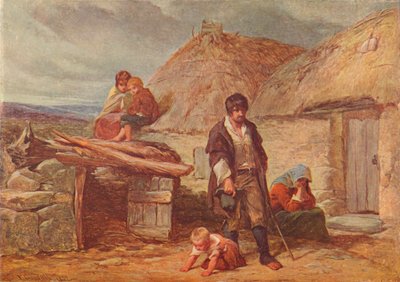 Eine irische Räumung, 1850, 1906 von Frederick Goodall