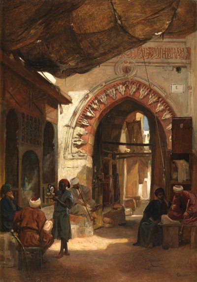 Der Große Basar, Kairo von Frederick Goodall