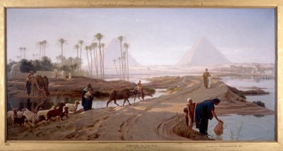 Das Nachlassen des Nils, 1873 von Frederick Goodall