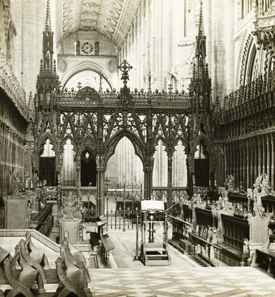 Ely-Kathedrale: Chor nach Westen von Frederick H. Evans