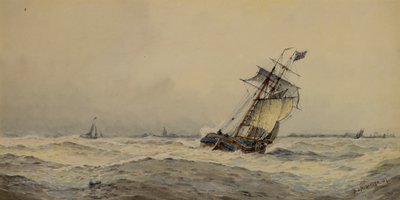 Ein Südwester von Frederick James Aldridge