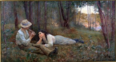 Busch-Idylle, 1893 von Frederick McCubbin