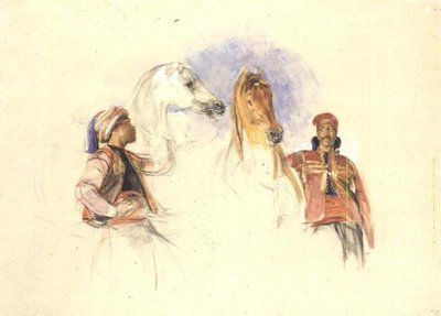 Skizzen von Reitern von Frederick S. Lewis