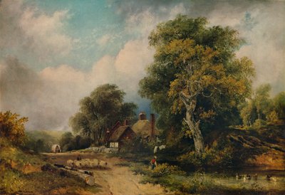 Landschaft, 1839 von Frederick W Watts