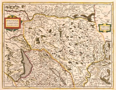 Franche-Comté, Frankreich von Frederick de Wit