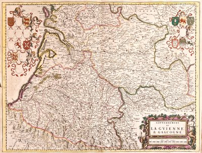 Guyenne, Gascogne, Frankreich von Frederick de Wit