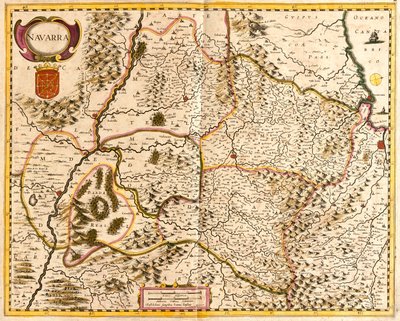 Navarra, Spanien von Frederick de Wit