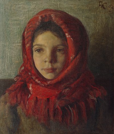 Mädchen mit Kopftuch von Fredrik Kolstoe
