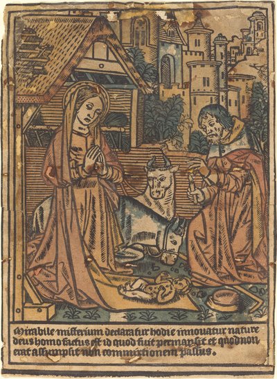 Die Geburt Christi von French 15th Century