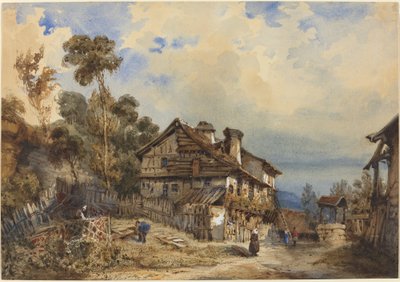 Rustikale Landschaft von French 19th Century