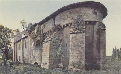 Doulezon, Kirche, Gesamtansicht Südosten von French Photographer