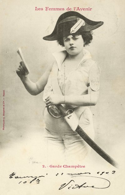 Feldhüter, Frau der Zukunft von French Photographer