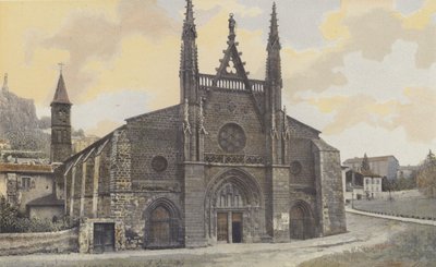 Le Puy, Kirche Saint-Laurent, Nordwestansicht von French Photographer