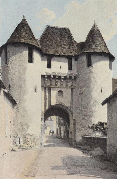 Levroux, Tor des alten Schlosses von French Photographer