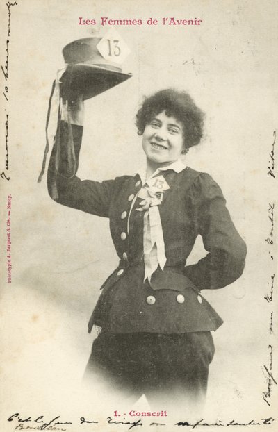 Militärischer Wehrpflichtiger, Frau der Zukunft von French Photographer