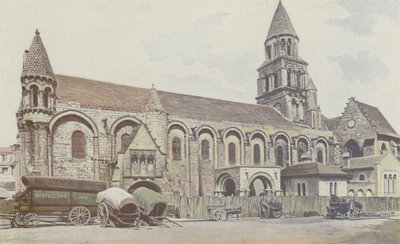 Poitiers, Kirche Notre-Dame-la-Grande, Seitenfassade S von French Photographer