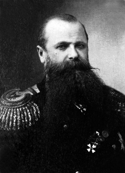 Porträt von Admiral Makharoff. von French Photographer