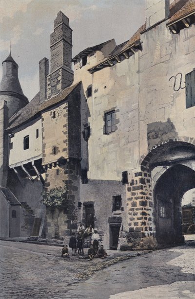 Saint-Benoît-du-Sault, Stadttor und Glockenturm von French Photographer