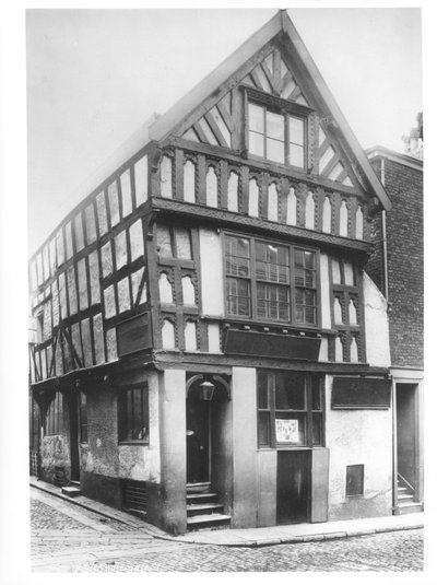 Das Haus in Bournville, um 1900 von French Photographer