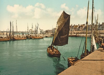 Blick auf den Hafen von Calais von French Photographer