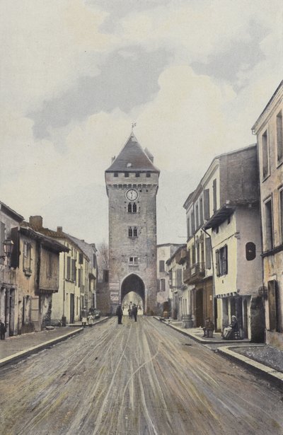 Villeneuve-sur-Lot, Pforte von Pujols von French Photographer