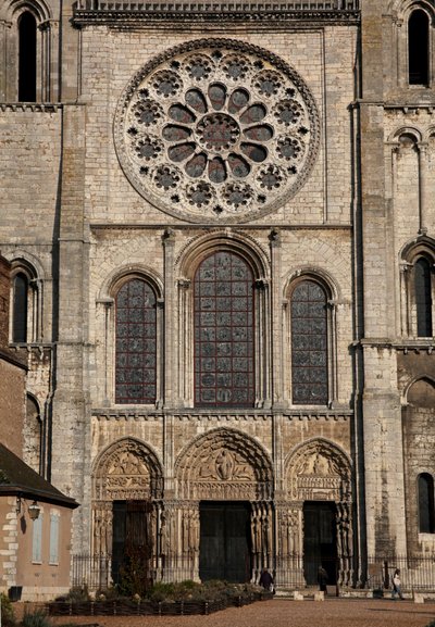 Ansicht der Westfassade von French School