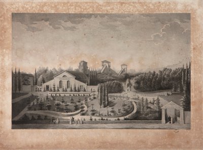 Vergnügungspark mit Panstéréorama von French School