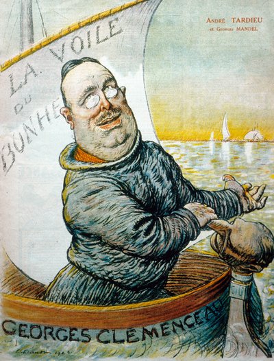 Andre Tardieu (Farblithografie) von French School