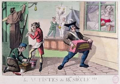 Künstler des achtzehnten Jahrhunderts von French School