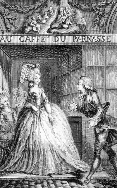 Im Café du Parnassus von French School