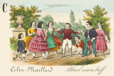 Colin-Maillard - Blinde Kuh von French School