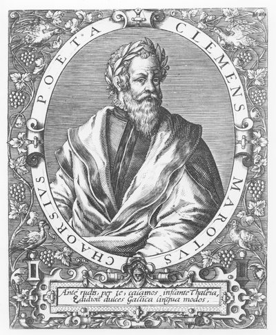 Clément Marot (Gravur) von French School