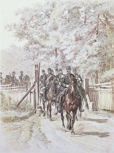 Landgendarmerei, ca. 1887 von French School