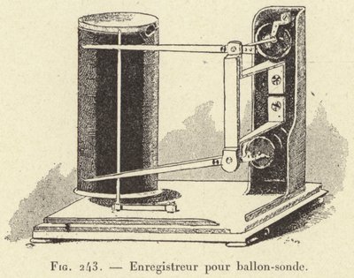 Aufzeichnungsgerät für Ballonsonde von French School