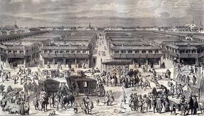 Jahrmarkt von Saint Germain in Paris von French School