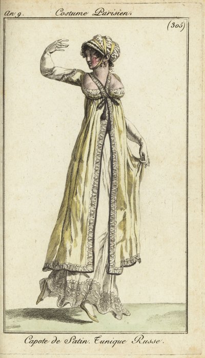 Modische Frau tanzt auf einem Ball von French School