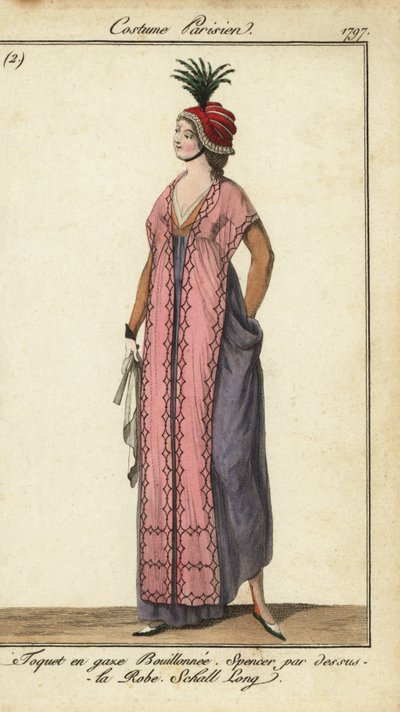 Modische Frauen des Directoire von French School