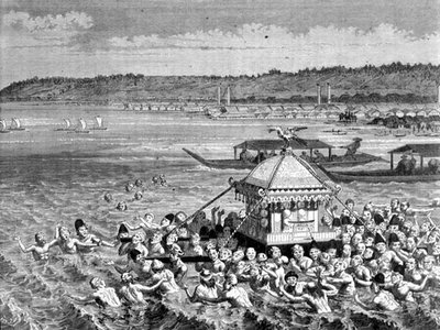 Fest des Gots-Tennoo in den 1880er Jahren von French School