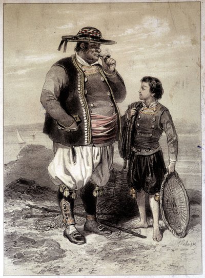 Fischer von Douarnenez, ca. 1855 von French School