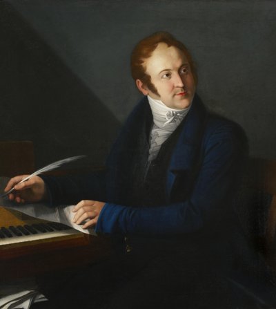 Gioacchino Antonio Rossini, ca. 1824 von French School