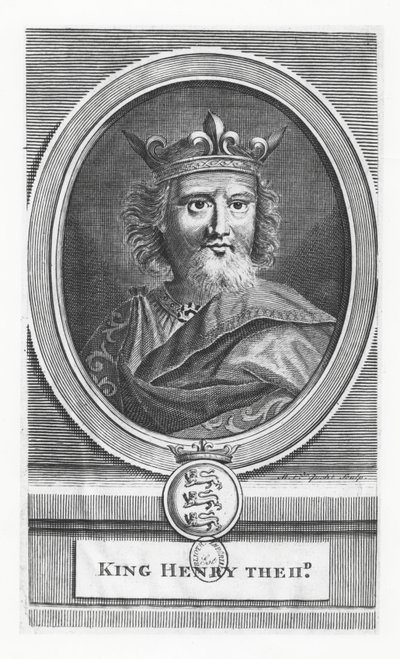 Heinrich II., König von England (Stich) von French School