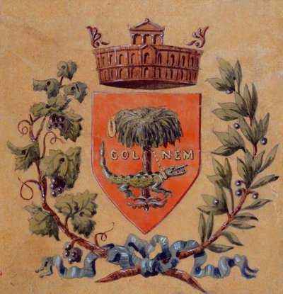 Wappen der Stadt Nimes von French School