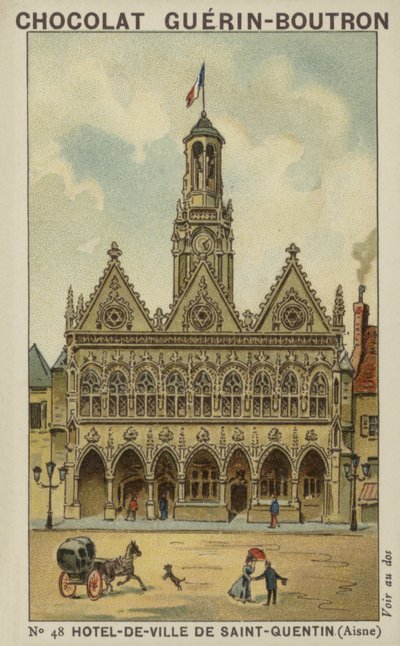 Rathaus von Saint-Quentin, Aisne von French School