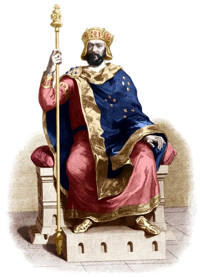 Hugues Capet von French School