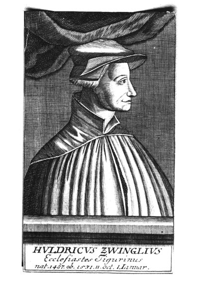 Huldrych Zwingli (1484-1531) von French School