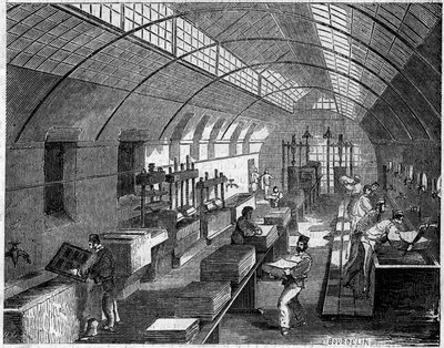 Imperiale Druckerei, Paris von French School